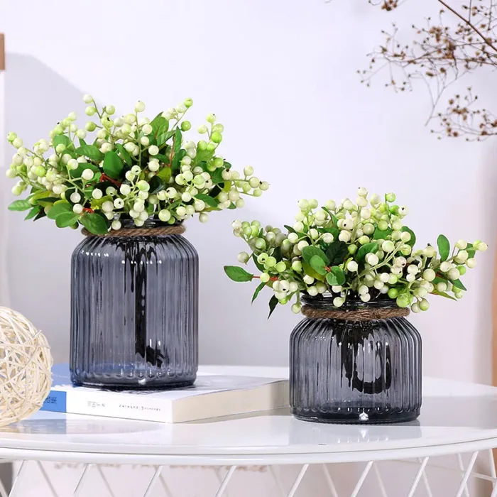 Christmas Berry Artificial Flower Fake Red Berries Blueberries Simulation Artificial Berry Plant For Xmas Part Christmas Decor - Image 3