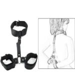 Erotic Slave Adult Games Sex Toys Woman Couples Restraints Handcuff Neck Ankle Cuffs For Open Leg BDSM Bondage Sex Shop Products - Image 5
