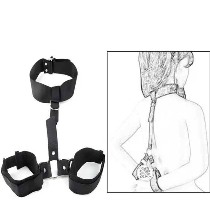 Erotic Slave Adult Games Sex Toys Woman Couples Restraints Handcuff Neck Ankle Cuffs For Open Leg BDSM Bondage Sex Shop Products - Image 5