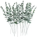 10PCS Hydrangea Artificial Flowers Artificial Leaves Flowers Bouquet Centerpiece Green Leaf Branches for Home Wedding Decoration - Image 8