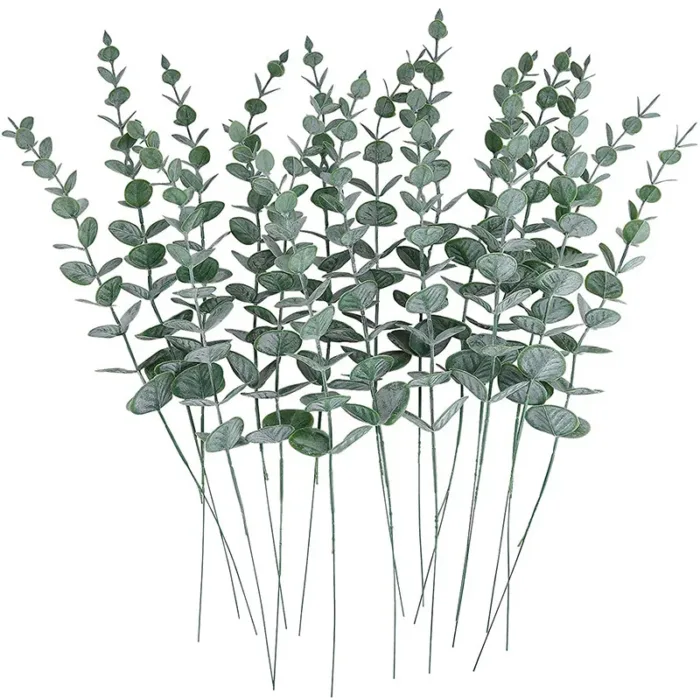 10PCS Hydrangea Artificial Flowers Artificial Leaves Flowers Bouquet Centerpiece Green Leaf Branches for Home Wedding Decoration - Image 8