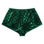 Womens Mermaid Fish Scale Print Booty Shorts High Waisted Hot Pants Party Club Festival Rave Dance Bottoms Sexy Clubwear - Image 6