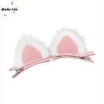2pcs Cute Ears Hair Clips 3D Rabbit Bear Hair Pin for Baby Girls Kawaii Headwear Little Girls Kids Hair Accessories 2023 NEW - Image 3