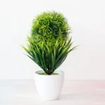 Green Artificial Plants Bonsai Small Tree Pot Plants Simulation Plastic Flowers Potted Ornaments Home Hotel Garden Decoration - Image 31