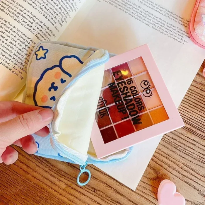 Korean Cute Bear Large Capacity Sanitary Napkin Storage Bags Girls Cartoon Physiological Period Tampon Organiser Bag Mini Bag - Image 4