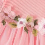 2Piece Sets Spring Autumn Newborn Girl Clothes Korean Fashion Solid Coat+Lace Flowers Princess Dress Baby Luxury Clothing BC859 - Image 5