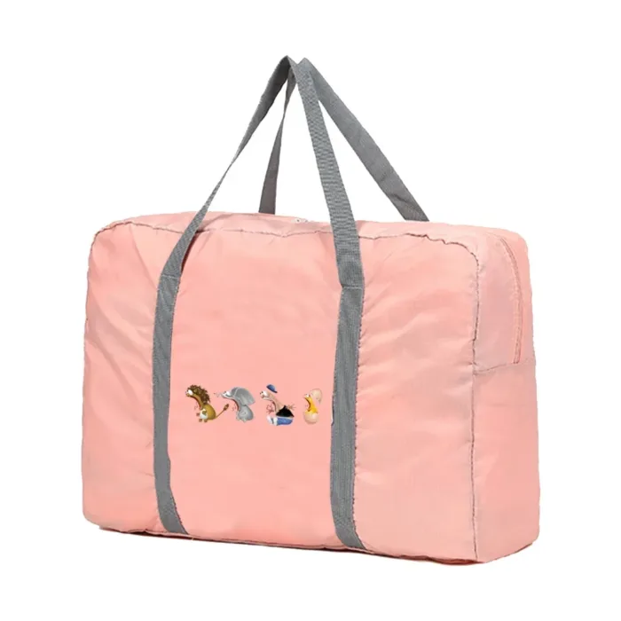 Boston Bag Duffle Bag Foldable Handbags Clothes Organizer Cartoon Pattern  Luggage Large Capacity Travel Storage Zipper Bags - Image 3