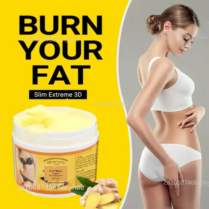 Fast Belly Fat Burner Slimming Cream Abdominal Muscle Body Firming Cream Weight Loss Anti-Cellulite Health Care Spa Massager - Image 2