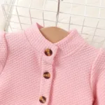 2Piece Sets Spring Autumn Newborn Girl Clothes Korean Fashion Solid Coat+Lace Flowers Princess Dress Baby Luxury Clothing BC859 - Image 4