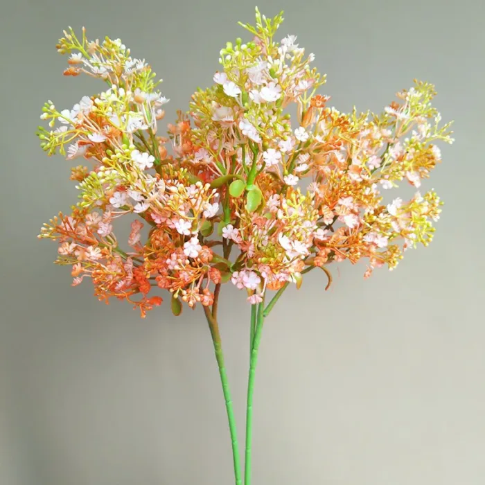 Simulated Lilac Sakura Flower Living Room Dining Table Party Vase Flower Arrangement Decoration Parts Wedding Photography Props - Image 3