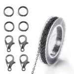 3Meter Alloy Bulk Link Chain With Jump Rings Lobster Clasps Necklace Chains For DIY Jewelry Making Supplie Necklaces Accessories - Image 13