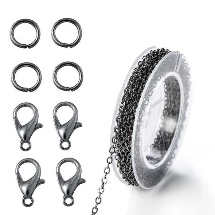 3Meter Alloy Bulk Link Chain With Jump Rings Lobster Clasps Necklace Chains For DIY Jewelry Making Supplie Necklaces Accessories - Image 13