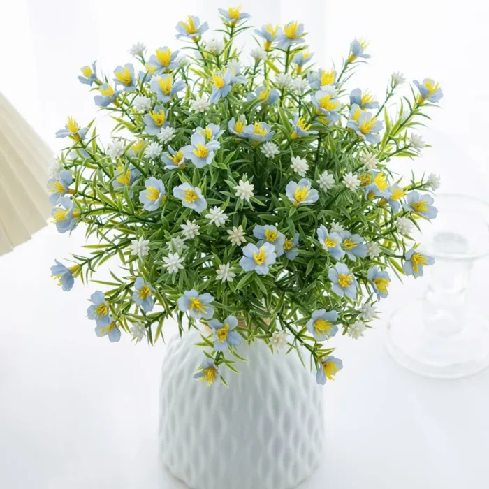 Artificial flower plant babysbreath Little Daisy Diy Christmas Festival party Home Outdoor Garden Decor Wedding bridal bouquet - Image 4