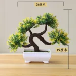 1pc Artificial Plants Bonsai Small Tree Simulation Plants Fake Flowers Table Potted Ornaments Home Decoration Hotel Garden Decor - Image 29