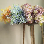 Simulated Lilac Sakura Flower Living Room Dining Table Party Vase Flower Arrangement Decoration Parts Wedding Photography Props - Image 2