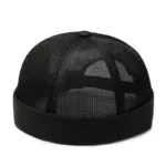 Full Mesh Quick Drying Caps Brimless Skullies Cap Beanie Hat Summer Women Men Caps Solid Color Hip Hop Street Docker Hats Gorras - Image 11