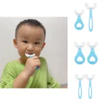 Baby Toothbrush Children 360 Degree U-shaped Child Toothbrush Teethers Baby Brush Silicone Kids Teeth Oral Care Cleaning - Image 5