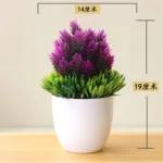 1pc Artificial Plants Bonsai Small Tree Simulation Plants Fake Flowers Table Potted Ornaments Home Decoration Hotel Garden Decor - Image 15