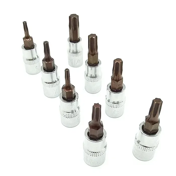 1pc Torx Screwdriver Bit 1/4 Inch Drive Socket Ratchet Socket Wrench Adapter Hand Tools T8 T10 T15 T20 T25 T27 T30 T40 - Image 3