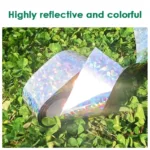 50M/80M/110M Bird Scarer Pigeons Repellent Anti Birds Tap Flashing Colorful Floral Garden Outdoor Crow Away Pigeons Repeller - Image 2