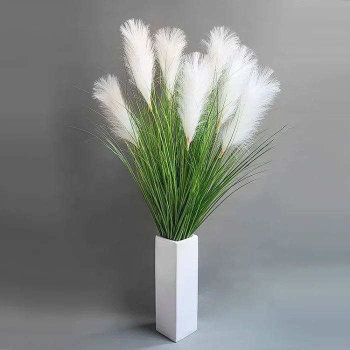65-70CM Artificial Onion Grass Bunch Flower Arrangement Accessories Reed Flower Wedding Decoration Garden Party Home Deco Plants - Image 6