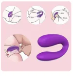 Vibrator Wearable U Type Vibrator For Women Vagina Clitoris Stimulate G-Spot Massage Masturbator Female Adults Sex Toys Couple - Image 6