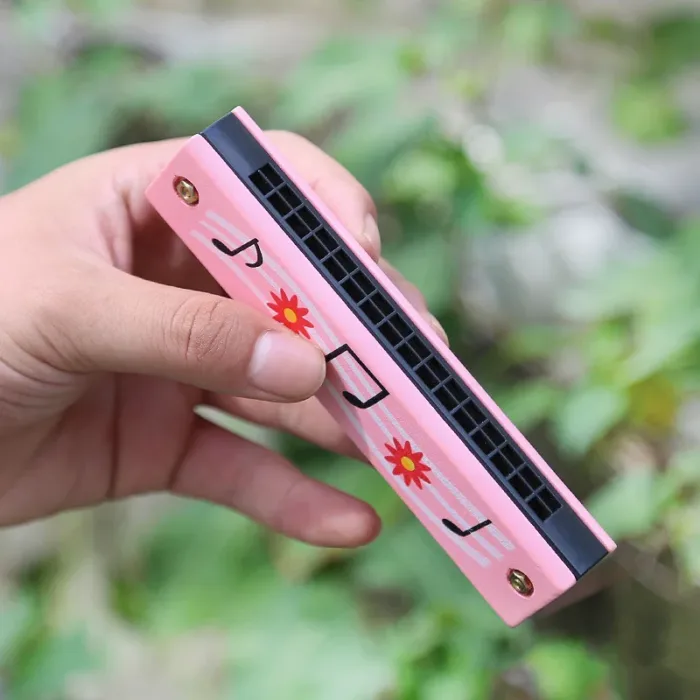 16 Holes Cute Harmonica Musical Instrument Montessori Educational Toys Cartoon Pattern Kids Wind Instrument Children Gift Kids - Image 3