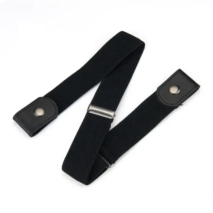 Jeans Elastic Belt Men Denim Belt No Marks Versatile Invisible Elastic Women No Punching Decoration Waistband Inset Style Belts - Image 15
