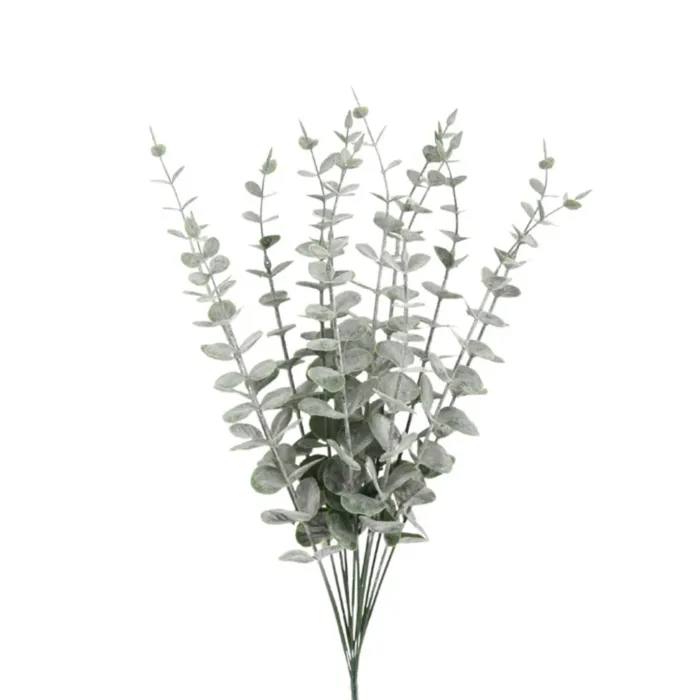 5pcs/Lot Artificial Gold Eucalyptus Branch Stem Artificial Plants for Home Wedding Flower Arrangement Greenery Decoration - Image 9