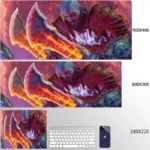 Large Mouse Pad G-God of War Pc Gamer Cabinet Keyboard Computer Game Desk Mat 900x400 Table Rug Gaming Accessories Xxl Mousepad - Image 24