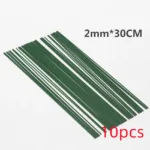 2mm*30CM Artificial Green Flower Stem DIY Floral Material Handmade Wire Stem Accessoies for Wedding Home Decoration - Image 7