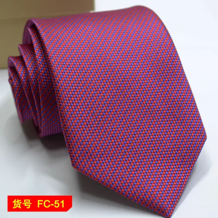 67 Styles Men's Ties Solid Color Stripe Flower Floral 7-8cm Jacquard Necktie Accessories Daily Wear Cravat Wedding Party Gift - Image 56