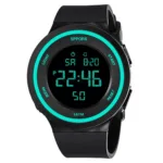 Men Sport LED Watches Top Brand Men Digital Clock Multi-Functional Rubber Man Fitnes Athlete Timekeeping Electronic Watch - Image 8