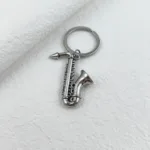 Trumpet Pendant Keychain for Men Simulation Horn Instrument Shape Pendant Keyring Car Accessories Key Chain Fashion Jewelry Gift - Image 7