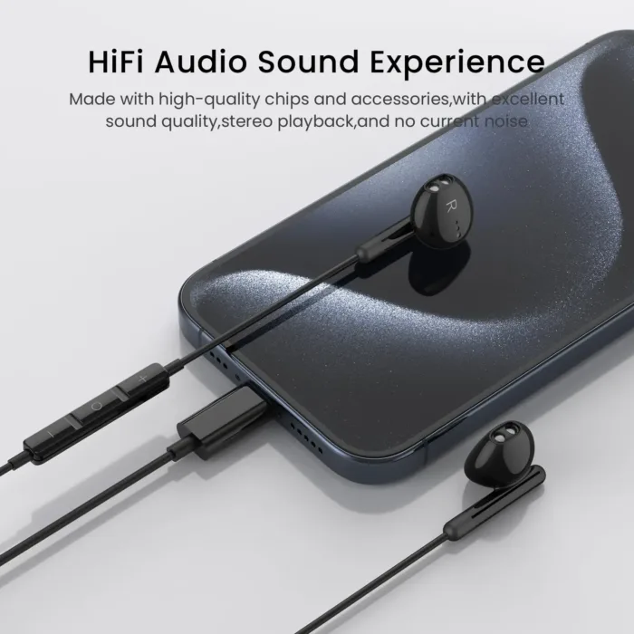 USB Type-C Wired Headphones For Samsung Galaxy S24 S23 S22 S20 10 Ultra 3.5mm In-Ear With Mic Music Bass Stereo Earbud Eadphones - Image 3