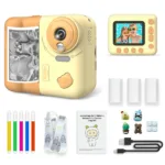 9IMOD Kids Camera Instant Print Camera 2.4 inch 1080P Children Digital Photo Video Camcorder Toys with 10X Digital Zoom TF Card - Image 10