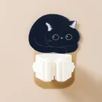 Wall Mounted Hooks Mop Organizer Holder Adhesive Cute Cat Multi-Purpose Room Hanger Strong Hooks Kitchen Bathroom Broom Clip - Image 9