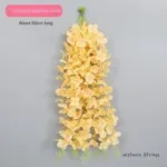 10pcs 50cm Artificial Wisteria Flower Strips Wedding Home Decoration Balcony Room Hanging Plastic Flower Ceiling Flower Vine - Image 9
