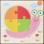 High Quality 3D Wooden Puzzles Educational Cartoon Animals Early Learning Cognition Intelligence Puzzle Game For Children Toys - Image 24