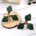 Artificial Holly Berries Green Leaves For DIY Christmas Wreath Wedding Flower Home Wedding Party Decoration Fake Berries - Image 9