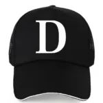 White Letter Mesh Caps Hats Summer Baseball Cap for Men Women Snapback Hats Casual Adjustable Black Hip Hop Caps Dad Casquette - Image 9