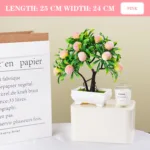 Artificial Fruit Plants Potted Bonsai Ornaments Craft Plant Aesthetic Room Decor Home Wedding Home Office Decoration Accessories - Image 12