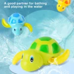 Baby Bath Toys, Clockwork Turtle For Toddlers Boys Girls, Wind Up Bath Toy, Water Toys Swimming Turtle, Random delivery - Image 4