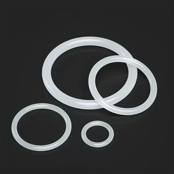 CS 5mm VMQ White Silicone Sealing Ring  OD25-100mm Food Grade Rubber Insulate Shape Seal O-ring Silicone Rings - Image 5