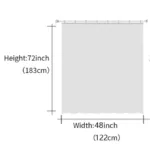 Oil Painting Purple Lavender Butterfly Shower Curtain Set Non-Slip Rugs Bath Mat Toilet Lid Cover Waterproof Bathroom Curtain - Image 17