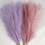 45cm Artificial Pampas Grass Bouquet Single fork Simulation Reed DIY Home Wedding Decoration Party Bedroom Artificial Flowers - Image 2