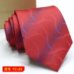 67 Styles Men's Ties Solid Color Stripe Flower Floral 7-8cm Jacquard Necktie Accessories Daily Wear Cravat Wedding Party Gift - Image 57