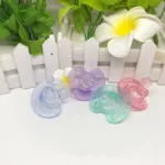 1pc All The New Young Babies Silicone Baby Pacifier  Smiling Face Gap Play Mouth Maternal And Child Supplies Plastic - Image 2