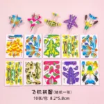 10pcs Children's 3D DIY Puzzles Cute Cartoon Dinosaur Puzzle for Early Childhood Education Game Gift Toys الالعاب اطفال تعليمية - Image 9