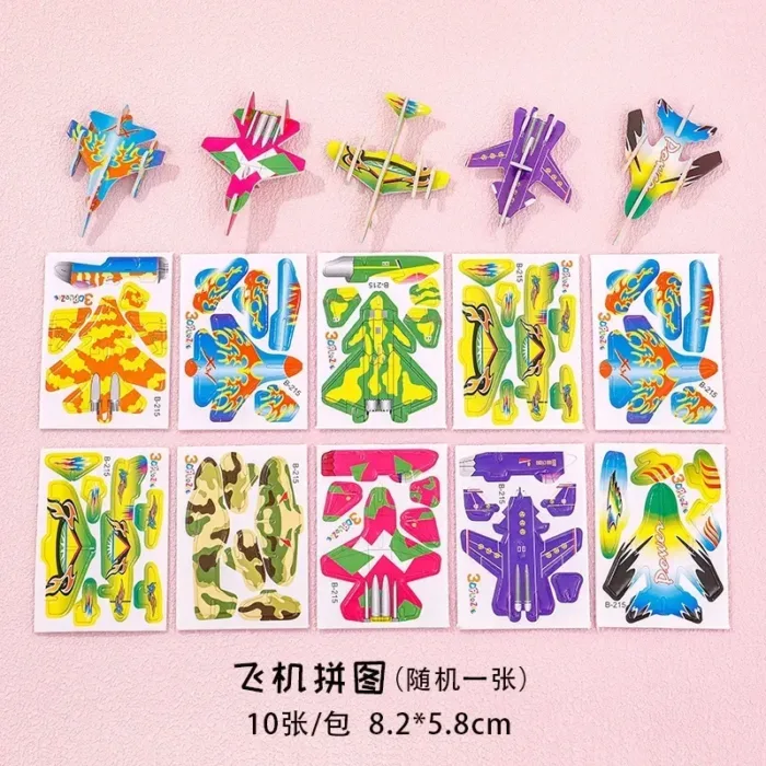 10pcs Children's 3D DIY Puzzles Cute Cartoon Dinosaur Puzzle for Early Childhood Education Game Gift Toys الالعاب اطفال تعليمية - Image 9